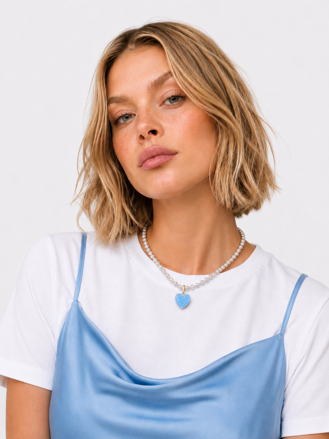 Collar Candy Heart Perla