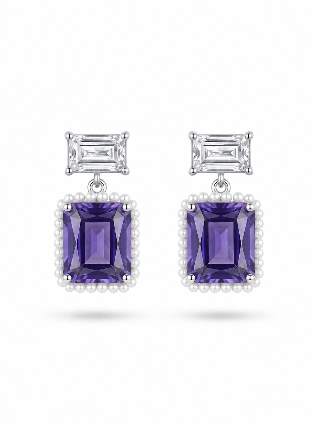 Aretes Herencia Violeta