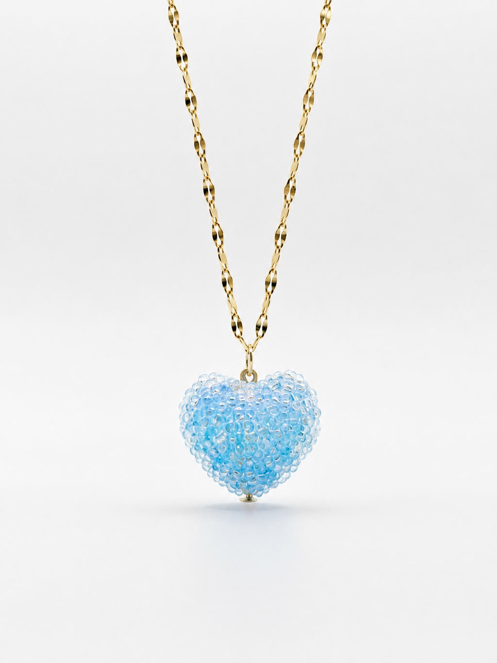 Collar Candy Heart Azul Nube