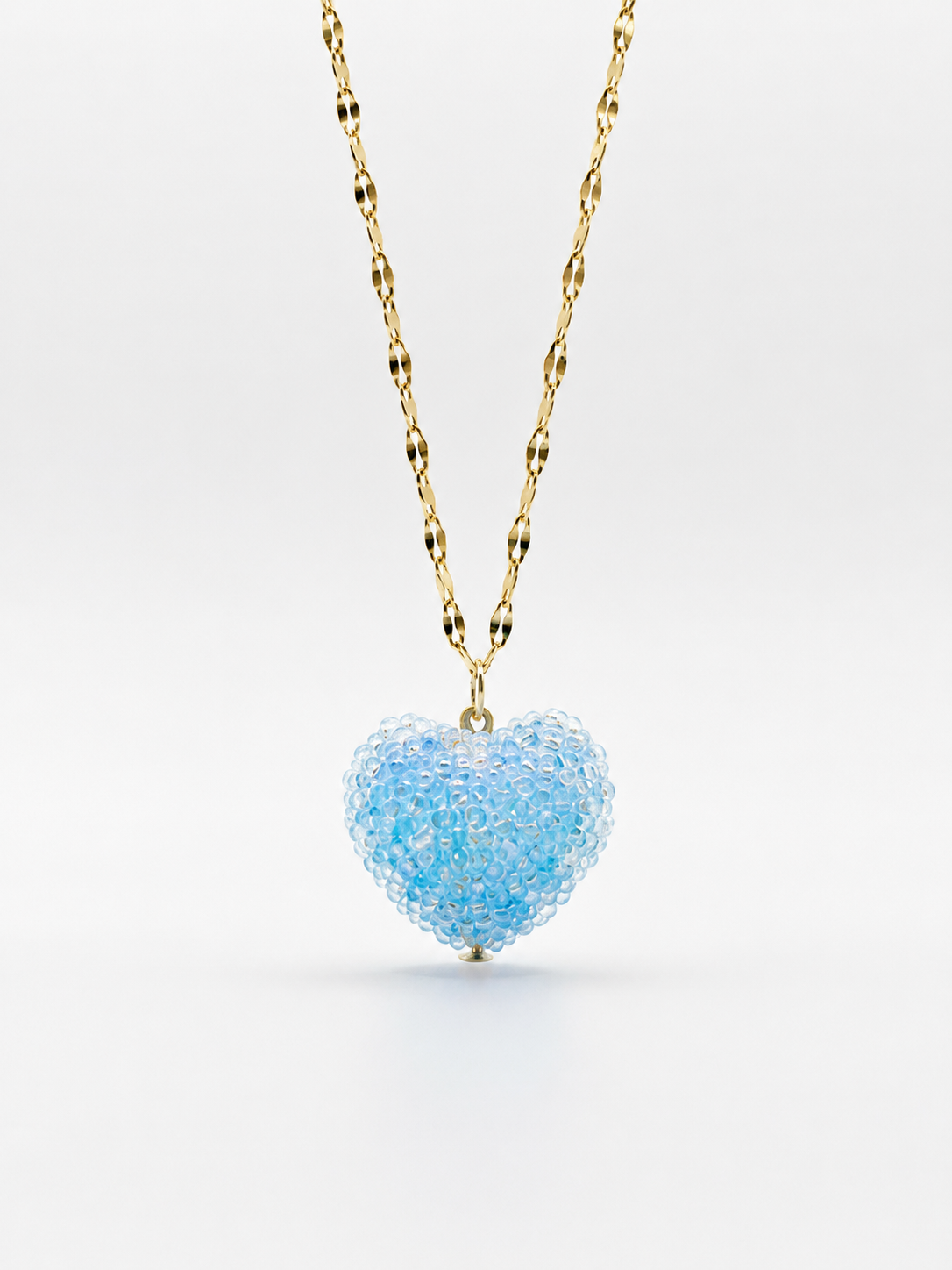 Collar Candy Heart Azul Nube