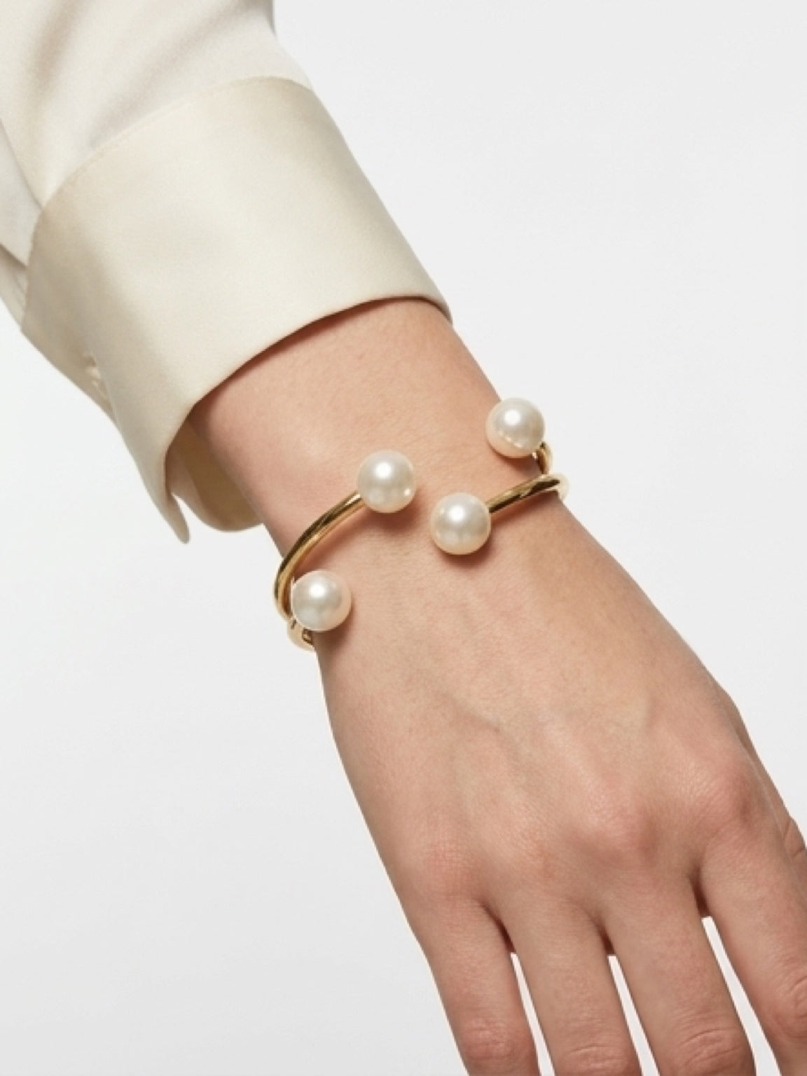 Brazalete Perla Cuádruple