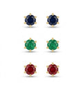 Set de Aretes Punto de Color