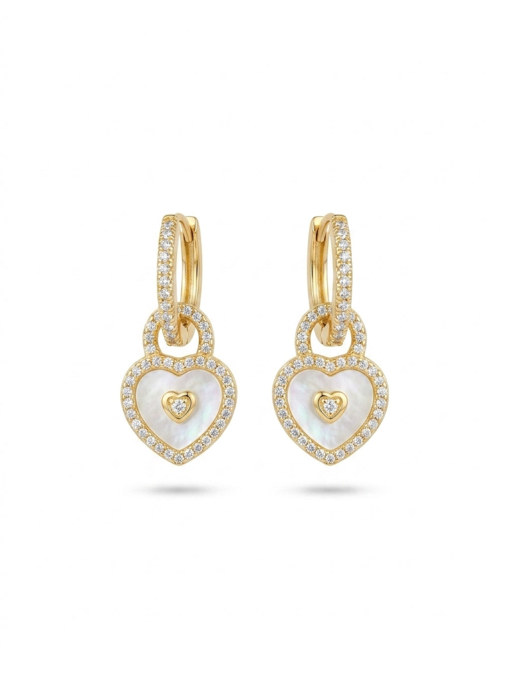 Aretes Corazón a Tiempo