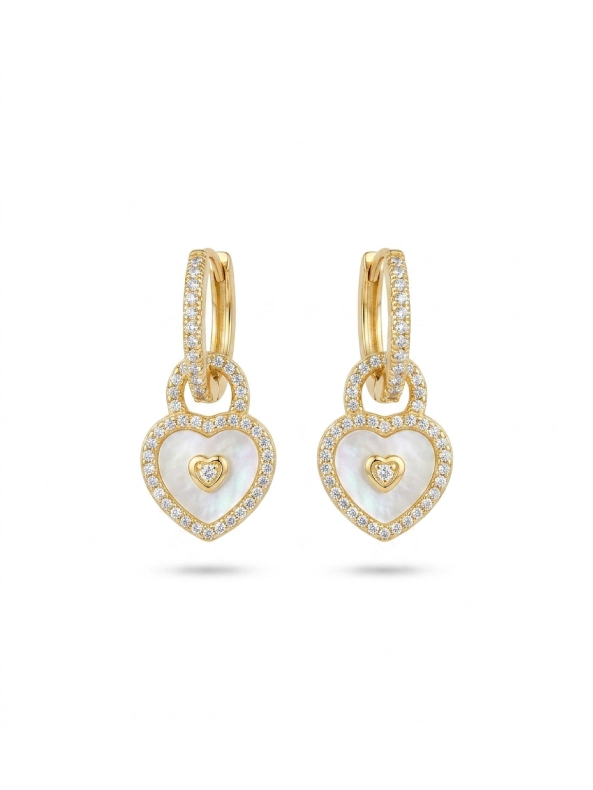 Aretes Corazón a Tiempo