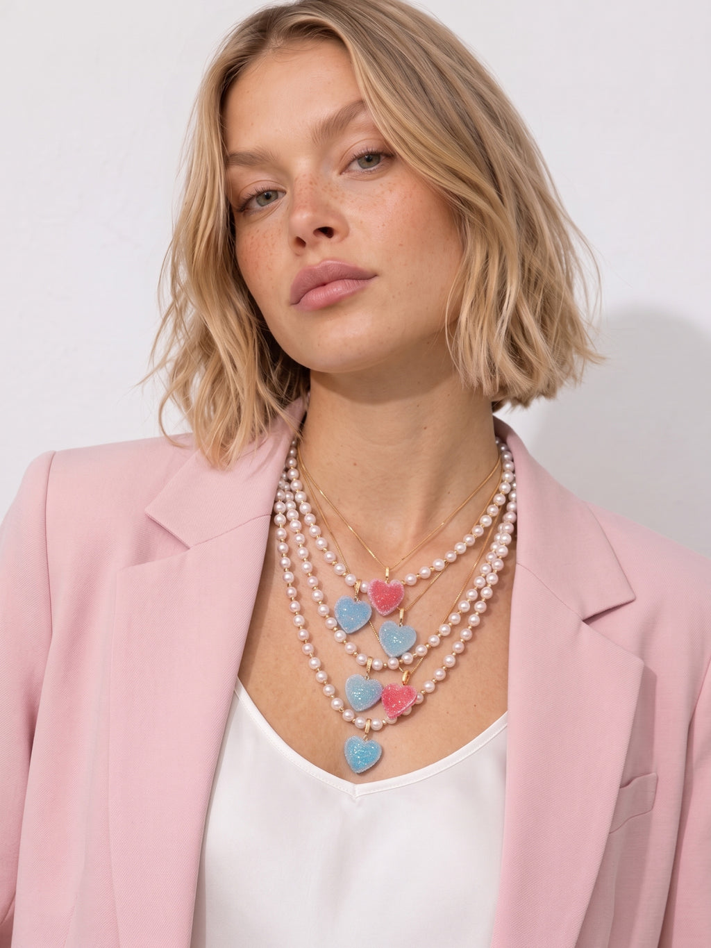 Collar Candy Heart Perla
