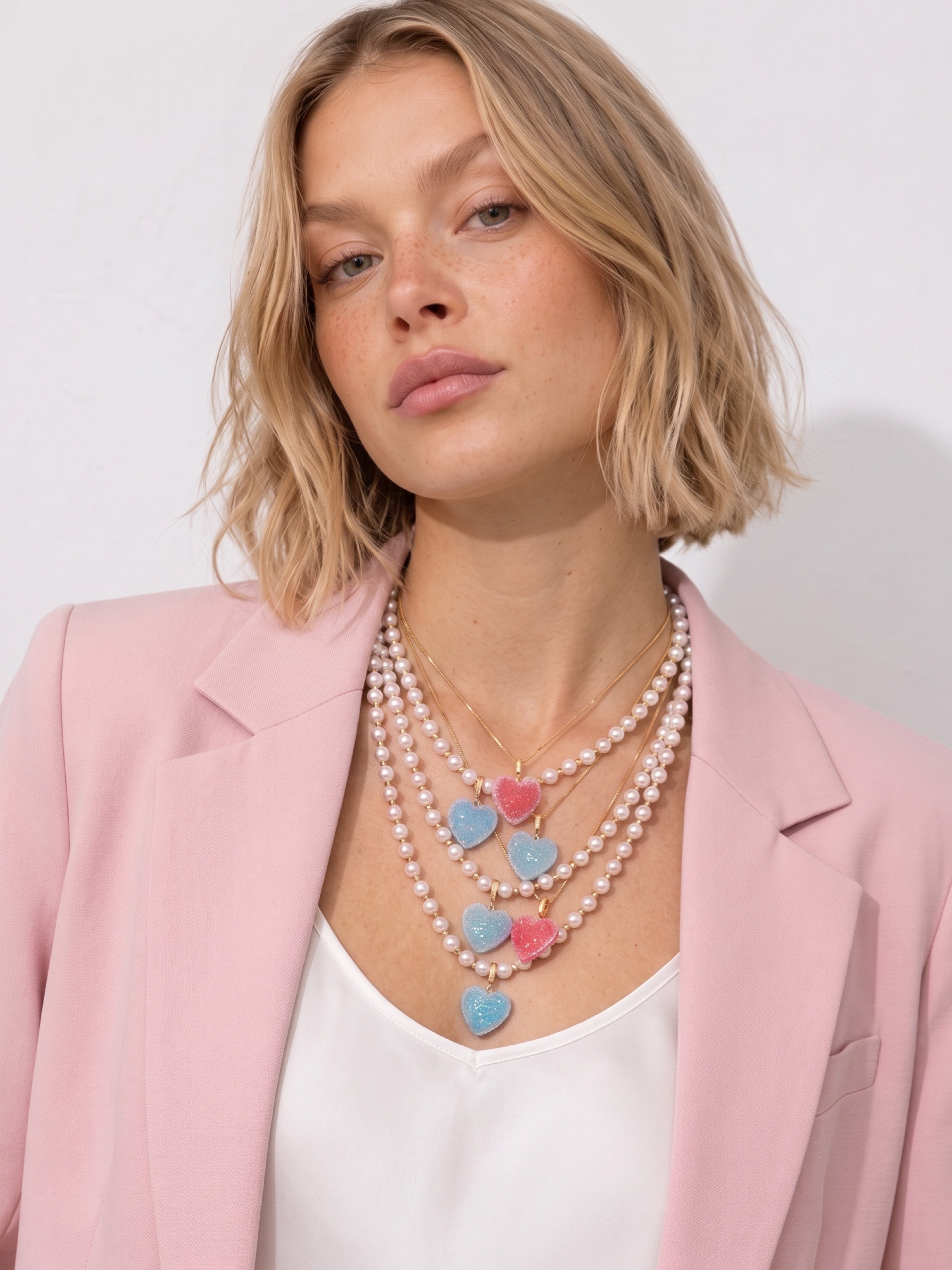 Collar Candy Heart Perla