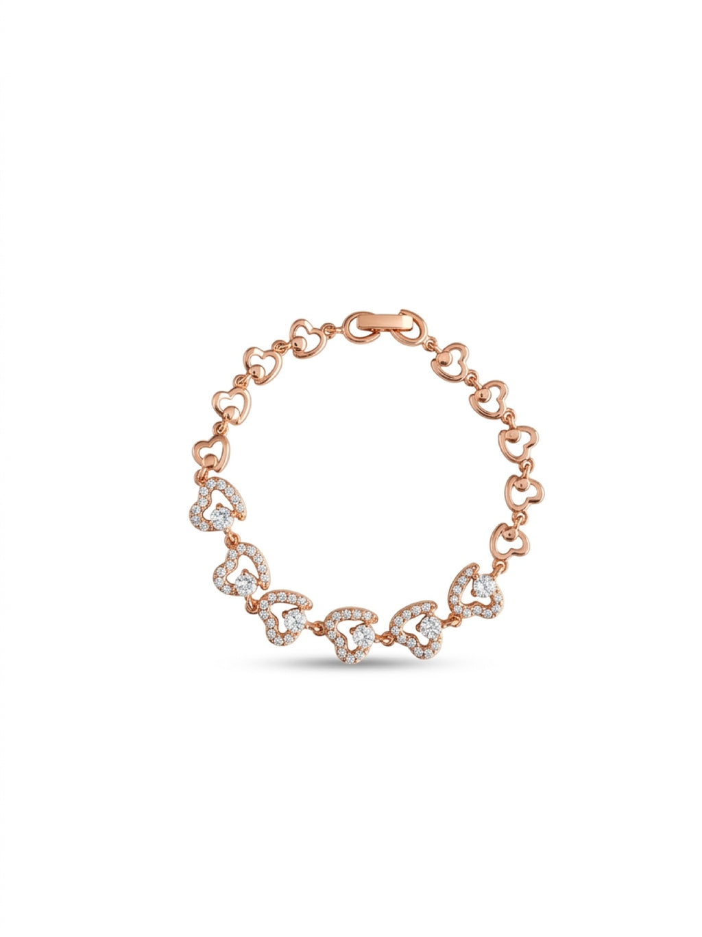 Pulsera Corazones Entrelazados